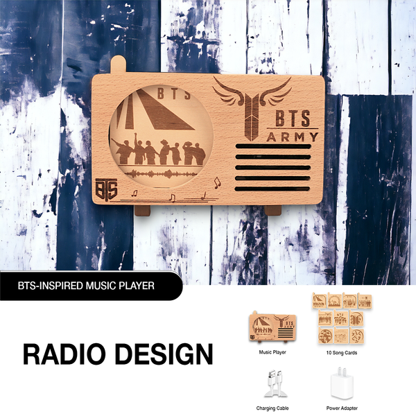 BTS - inspired Music Player | Radio Design