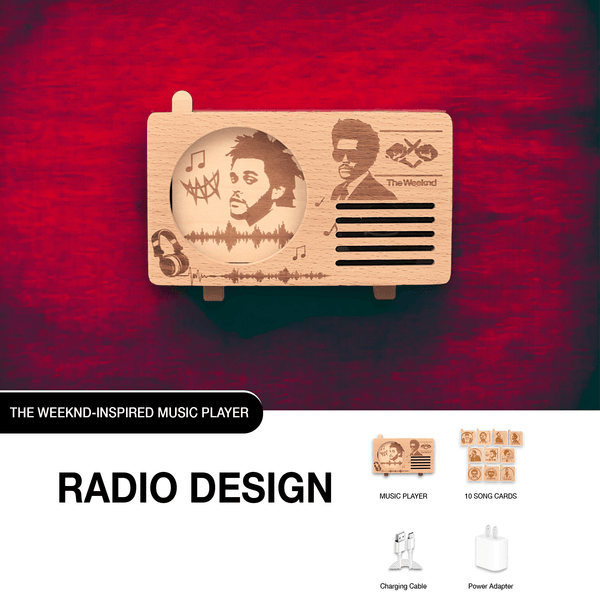 The Weeknd - inspired Music Player | Radio Design