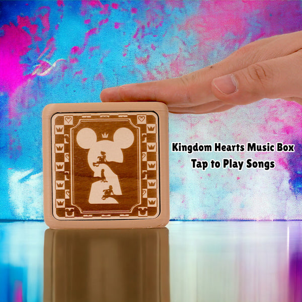 Handmade Kingdom Hearts Music Box | Kairi Riku Keyblade | Tap to Play Songs