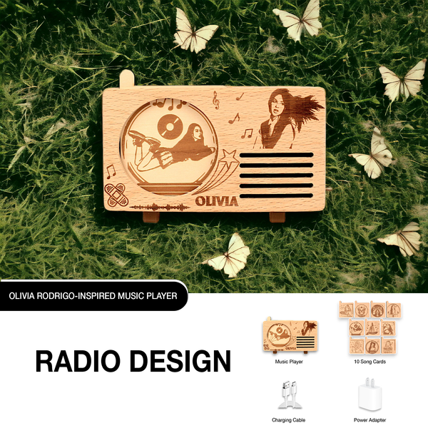 Olivia Rodrigo - inspired Music Player | Radio Design