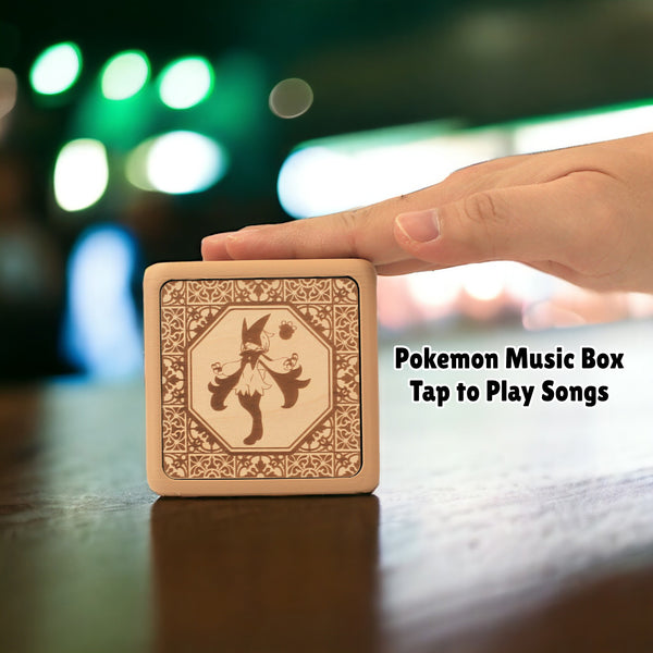 Pokemon Music Box - Meowscarada Fuecoco Chandelure Sylveon